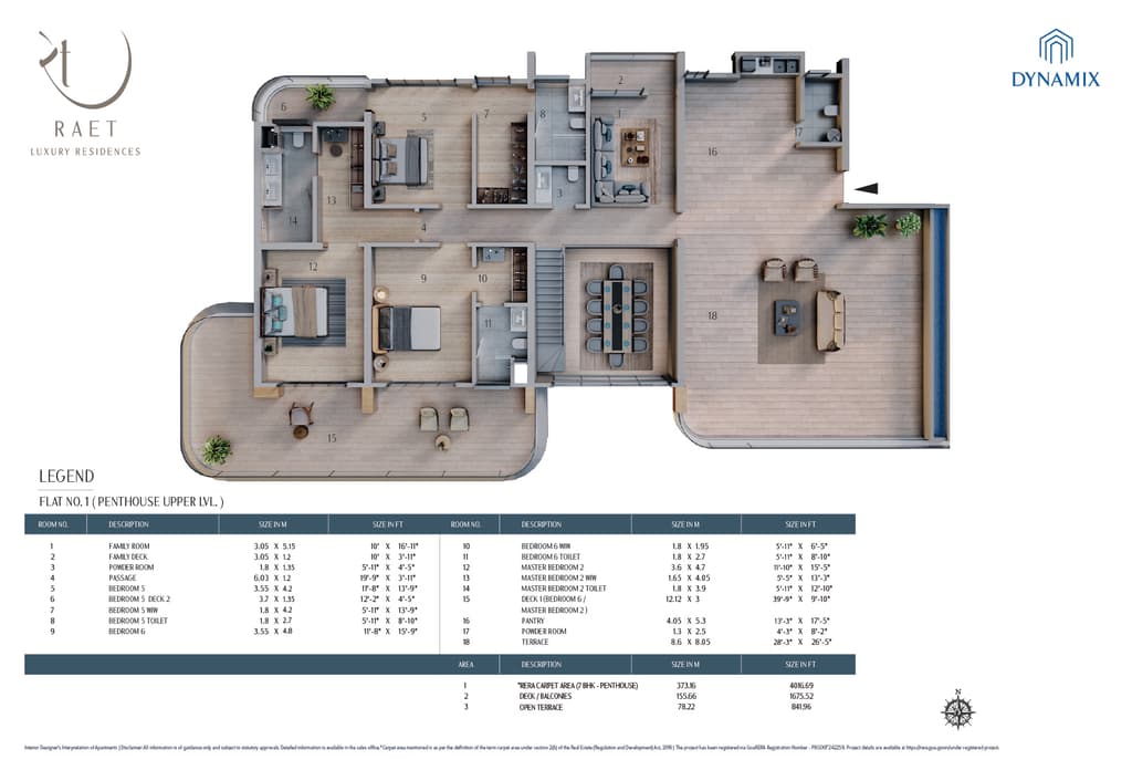 FLAT No.1 (Penthose Upper LVL)
