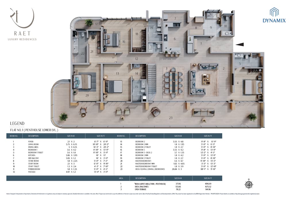 FLAT No.1 (Penthose Lower LVL)